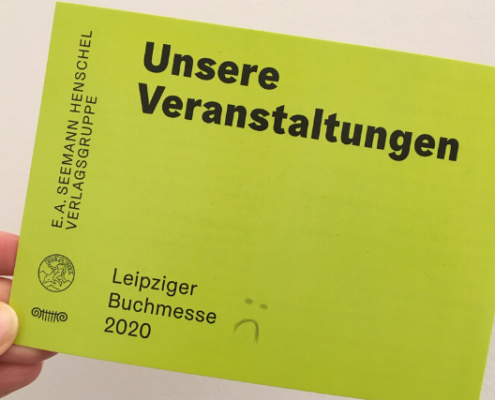 Veranstaltungskarte Leipziger Buchmesse